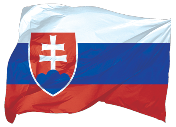 Slowakei | wehende Flagge als Aufkleber Slowakei | wehende Flagge als Aufkleber