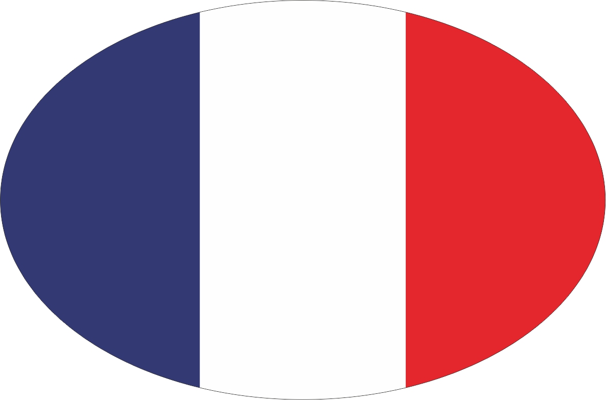 France | sticker in oval shape France | sticker in oval shape