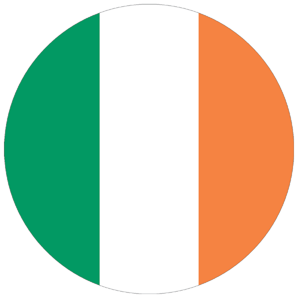 Ireland | round cut sticker Ireland | round cut sticker