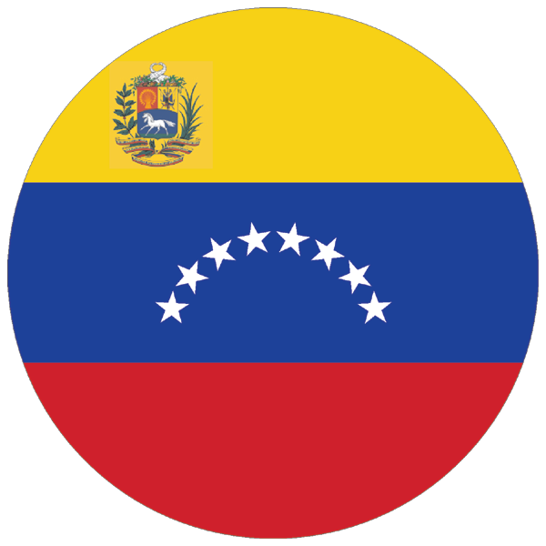 Venezuela | rund geschnittener Aufkleber Venezuela | rund geschnittener Aufkleber
