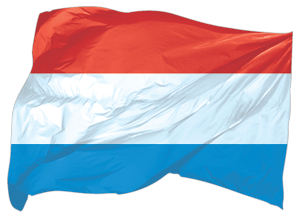 Luxembourg | waving flag as sticker Luxembourg | waving flag as sticker