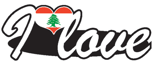 Aufkleber- I love Libanon Aufkleber- I love Libanon