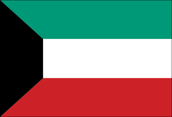 Kuwait | Flagge -gleiche Größe Kuwait | Flagge -gleiche Größe