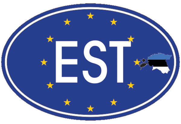 Estonia | Europe license plate Estonia | Europe license plate
