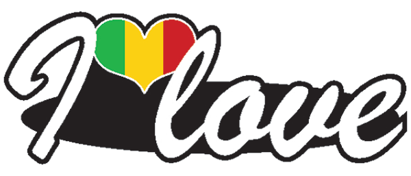 Aufkleber- I love Mali Aufkleber- I love Mali