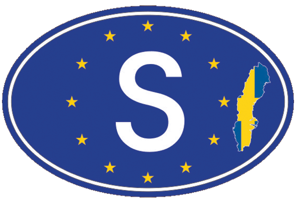 Sweden | Europe license plate Sweden | Europe license plate