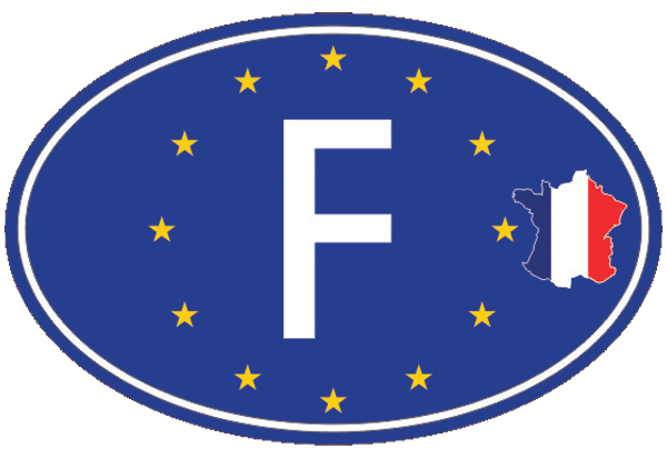 France | Europe license plate France | Europe license plate