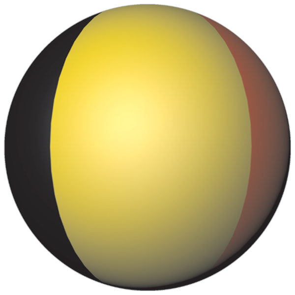 Belgien | Aufkleber in Kugelform Belgien | Aufkleber in Kugelform