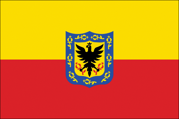 Ensign flag of Bogotá Ensign flag of Bogotá