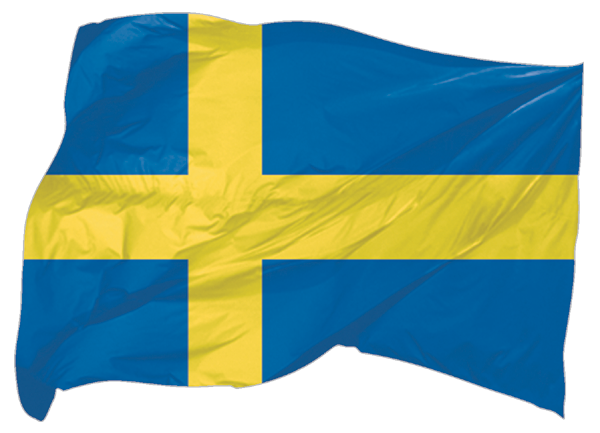 Sweden | waving flag as sticker Sweden | waving flag as sticker