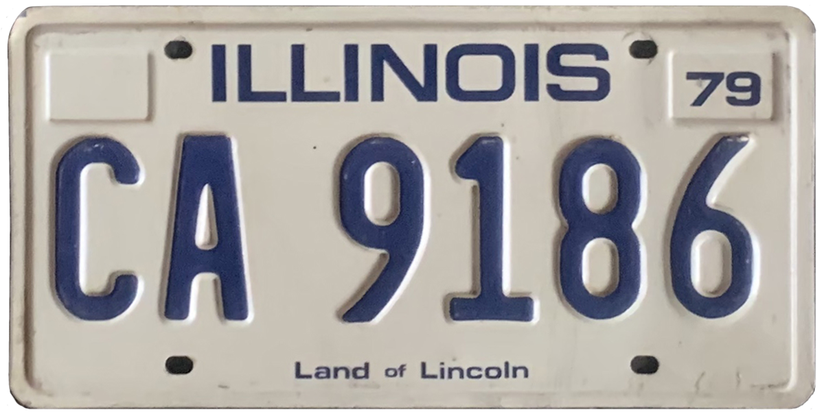 USA license plate | Illinois.7 USA license plate | Illinois.7