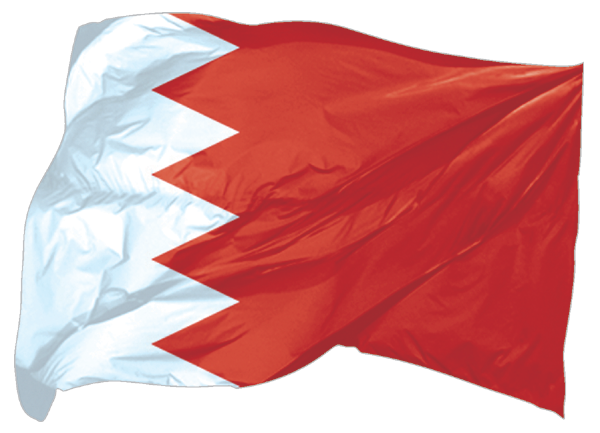 Bahrain | waving flag as sticker Bahrain | waving flag as sticker
