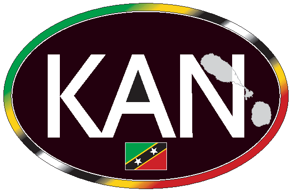 St. Kitts und Nevis | Länderkennzeichen St. Kitts und Nevis | Länderkennzeichen