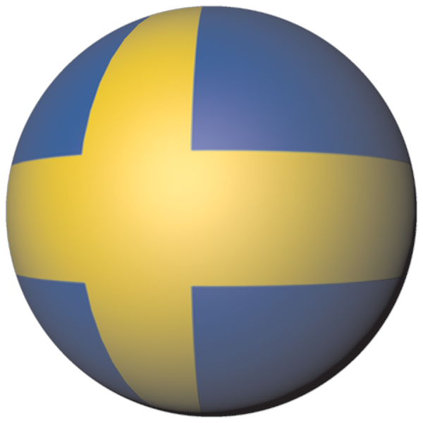 Sweden | Sticker in ball shape Sweden | Sticker in ball shape