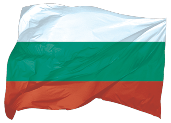Bulgarien | wehende Flagge als Aufkleber Bulgarien | wehende Flagge als Aufkleber