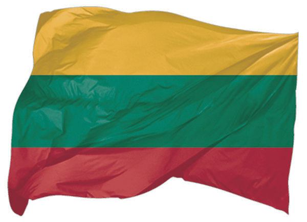 Lithuania | waving flag as sticker Lithuania | waving flag as sticker