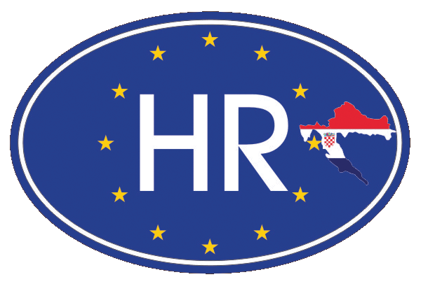 Croatia | Europe license plate Croatia | Europe license plate
