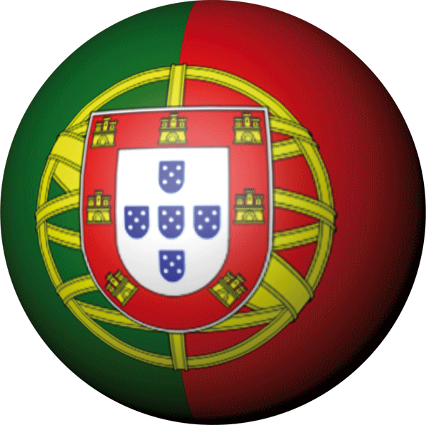 Portugal | Aufkleber in Kugelform Portugal | Aufkleber in Kugelform