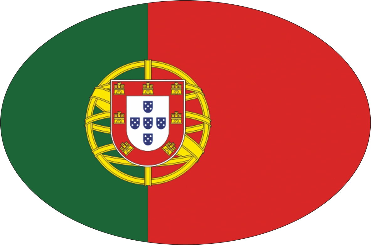 Portugal | sticker in oval shape Portugal | sticker in oval shape