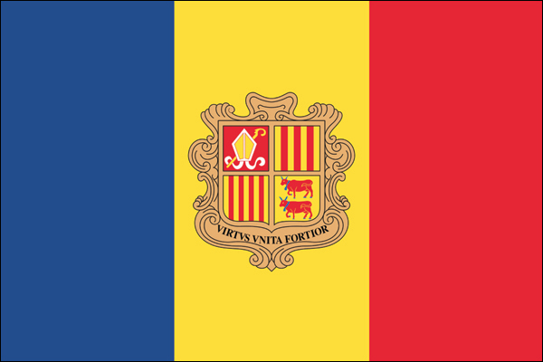 Andorra | Flag of (same size) Andorra | Flag of (same size)