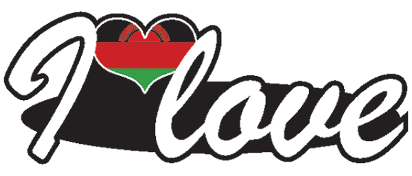 Aufkleber- I love Malawi Aufkleber- I love Malawi