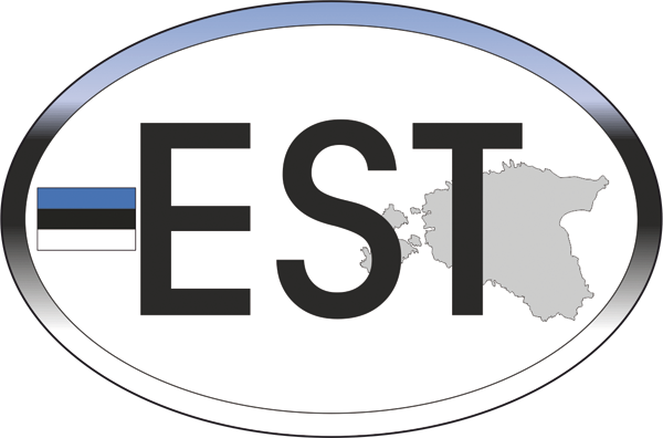 Estland | Länderkennzeichen Estland | Länderkennzeichen