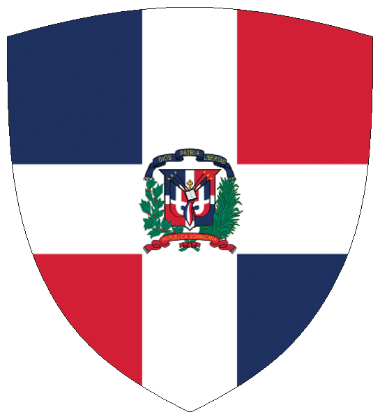 Dominican Republic | armorial sticker Dominican Republic | armorial sticker