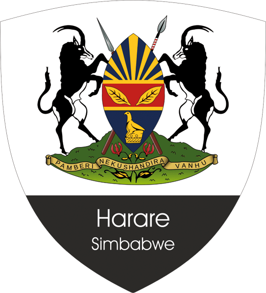 City coat of arms of Harare City coat of arms of Harare