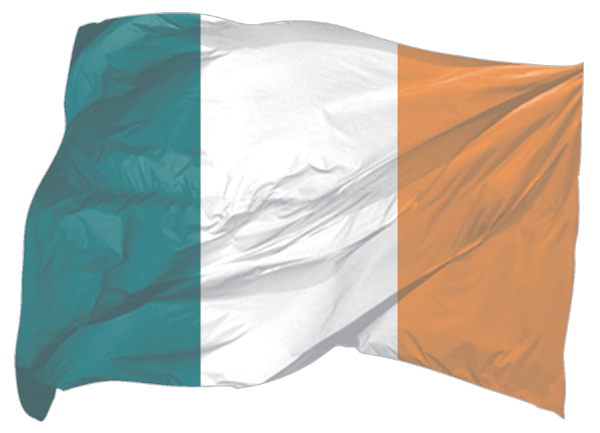 Ireland | waving flag as sticker Ireland | waving flag as sticker
