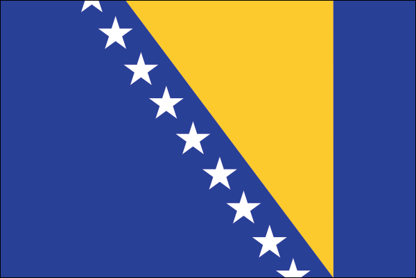 Bosnia and Herzegovina | Flag of (same size) Bosnia and Herzegovina | Flag of (same size)