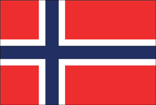 Norwegen | Flagge -gleiche Größe Norwegen | Flagge -gleiche Größe