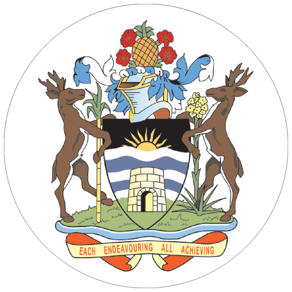 Antigua and Barbuda | Coat of arms as sticker Antigua and Barbuda | Coat of arms as sticker