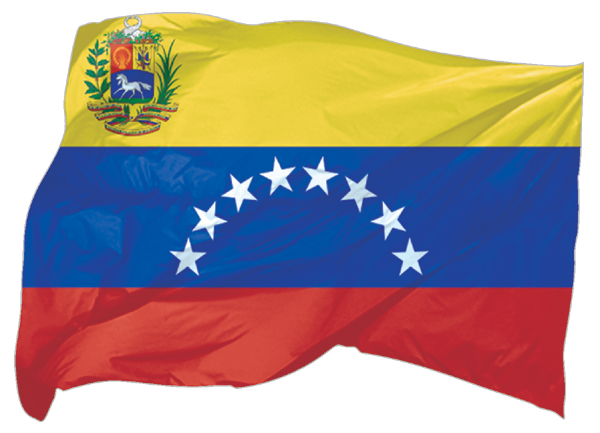 Venezuela | wehende Flagge als Aufkleber Venezuela | wehende Flagge als Aufkleber