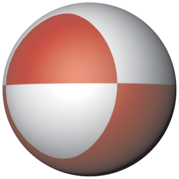 Greenland | Sticker in ball shape Greenland | Sticker in ball shape