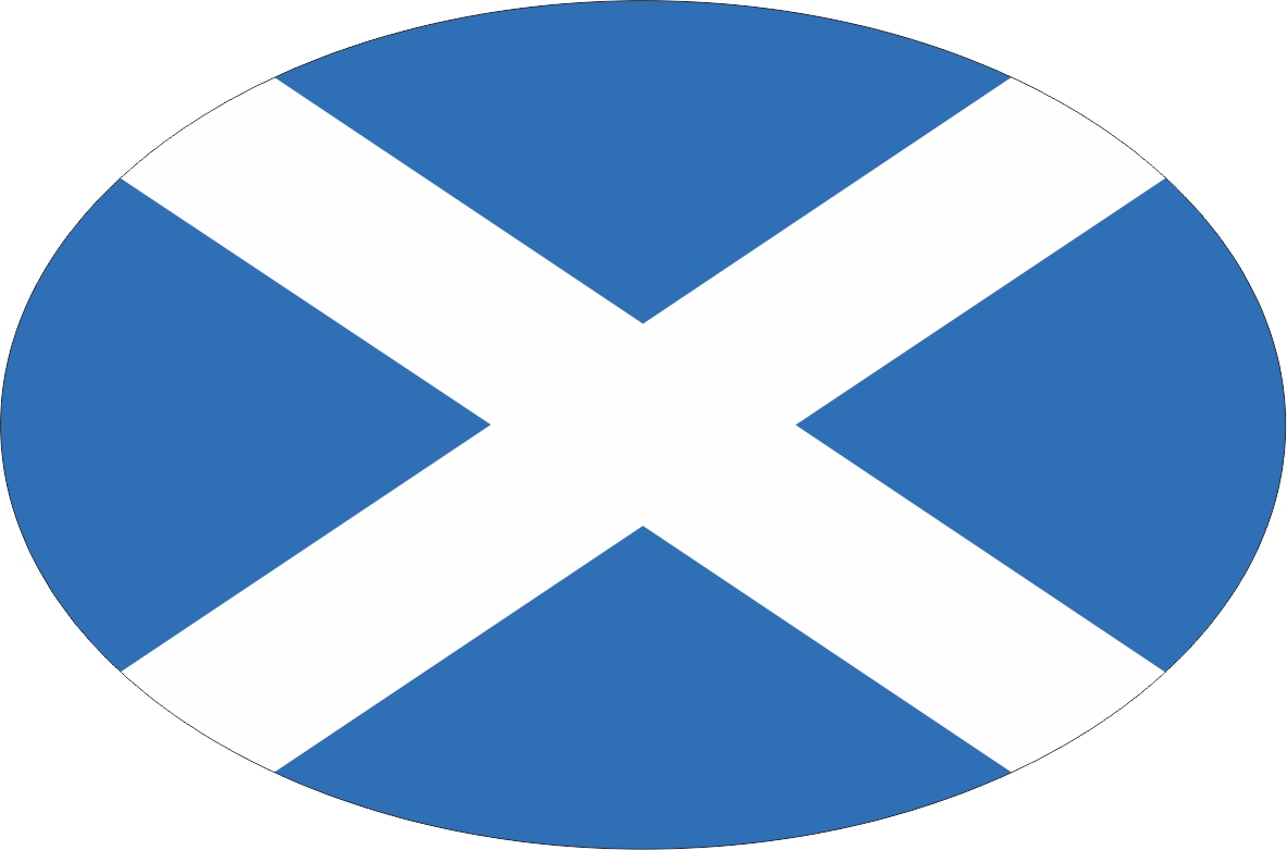 Scotland | sticker in oval shape Scotland | sticker in oval shape