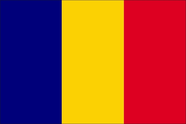 Tschad | Flagge -gleiche Größe Tschad | Flagge -gleiche Größe