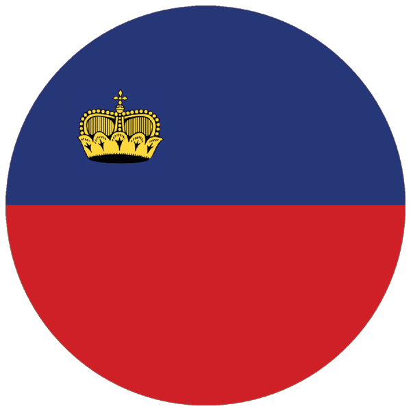 Liechtenstein | rund geschnittener Aufkleber Liechtenstein | rund geschnittener Aufkleber