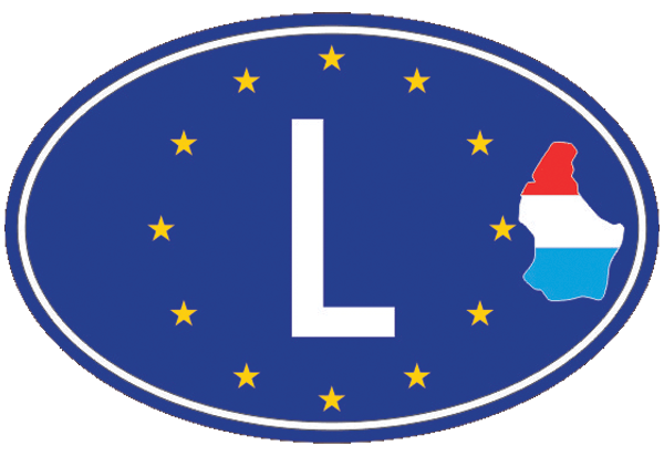 Luxemburg | Europa-Kennzeichen Luxemburg | Europa-Kennzeichen