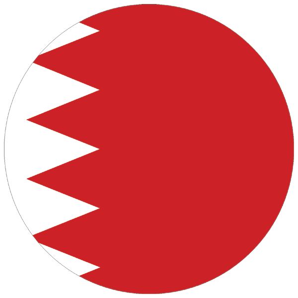 Bahrain | round cut sticker Bahrain | round cut sticker
