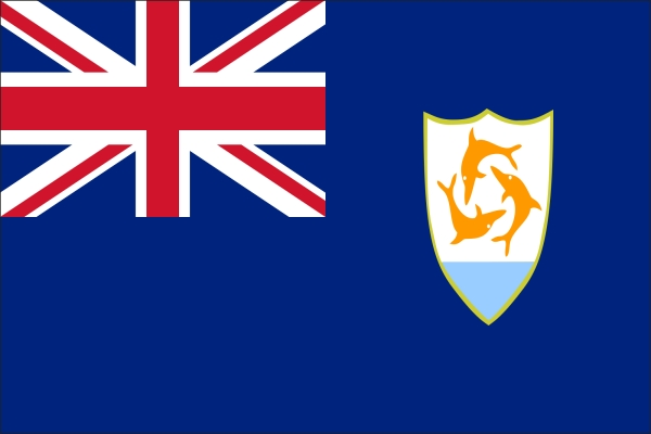 Anguilla | Flagge -gleiche Größe Anguilla | Flagge -gleiche Größe
