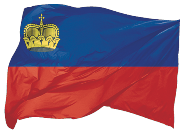Liechtenstein | waving flag as sticker Liechtenstein | waving flag as sticker