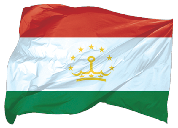 Tadschikistan | wehende Flagge als Aufkleber Tadschikistan | wehende Flagge als Aufkleber