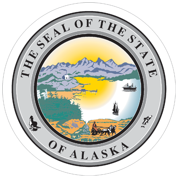 Alaska | Wappen als Aufkleber Alaska | Wappen als Aufkleber