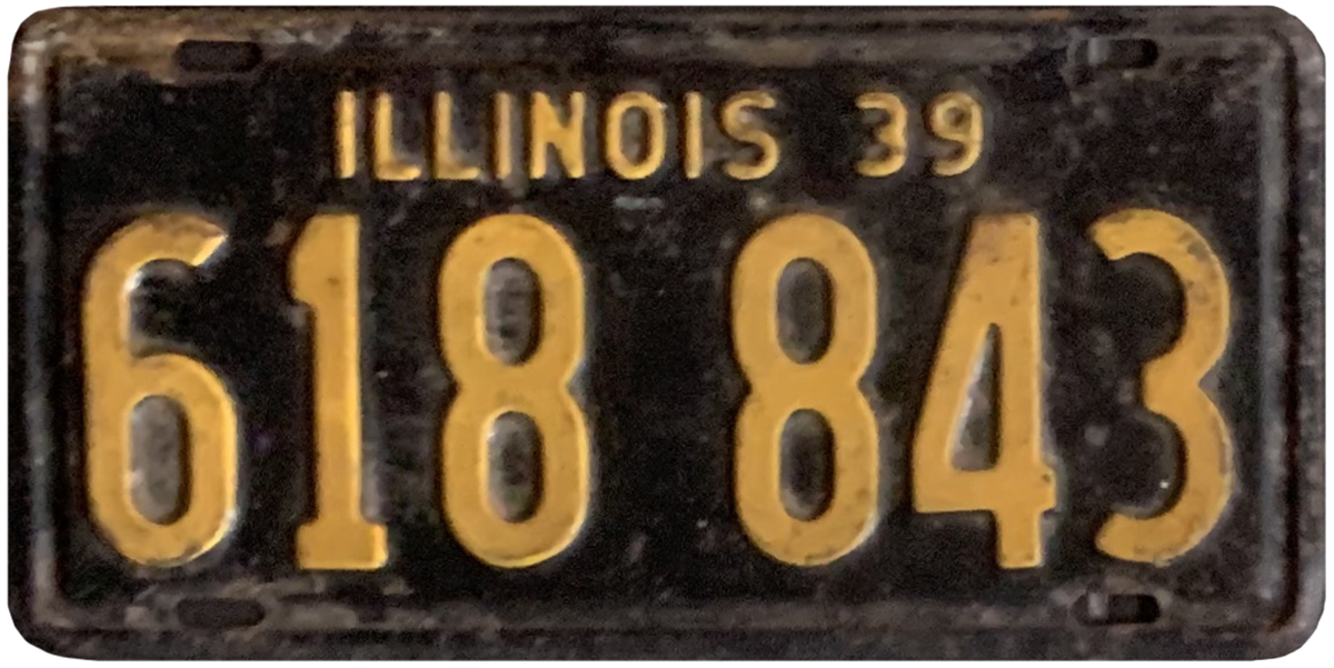 USA-Kennzeichen als Aufkleber | Illinois.1 USA-Kennzeichen als Aufkleber | Illinois.1