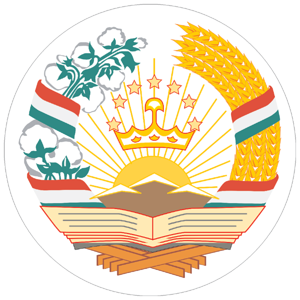 Tajikistan | Coat of arms as sticker Tajikistan | Coat of arms as sticker