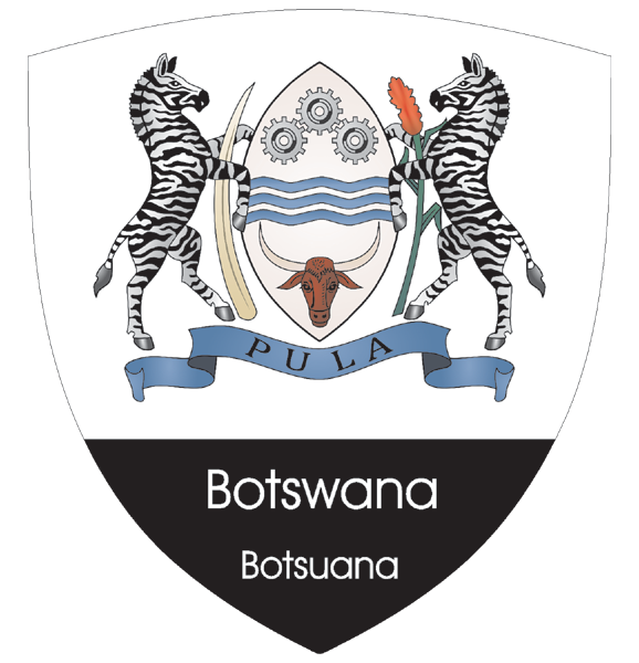 Botswana | Coat of arms as sticker (2) Botswana | Coat of arms as sticker (2)