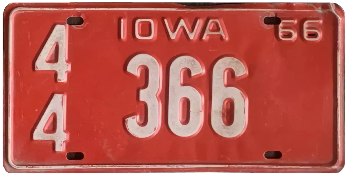 USA license plate | Iowa.3 USA license plate | Iowa.3
