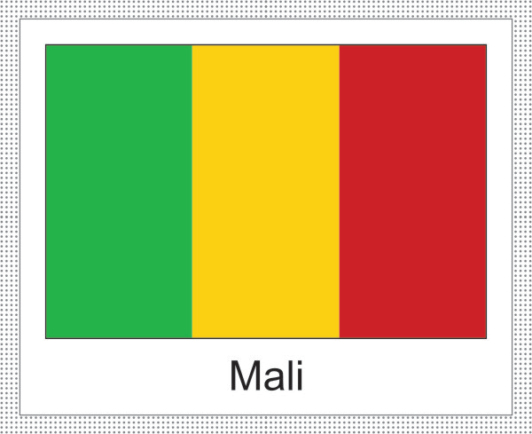 Flagge | Mali -weisses Design Flagge | Mali -weisses Design