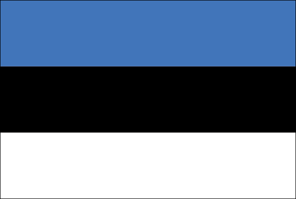 Estland | Flagge -gleiche Größe Estland | Flagge -gleiche Größe