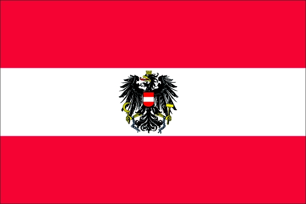 Österreich | Flagge -gleiche Größe Österreich | Flagge -gleiche Größe